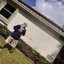 Pressure-washing-of-driveway-pool-patio-and-home-in-prestigious-Bay-Hill-Estates-in-Palm-Beach-Gardens-FL-33412 2